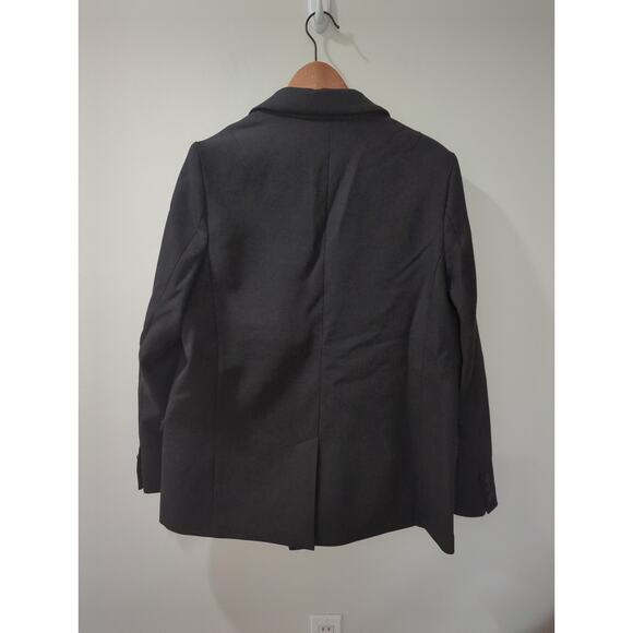 Allsaints Black Fringe Wool Blend Maxine Blazer Jacket - Picture 9 of 10